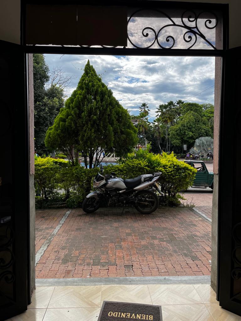 Motorcycle in Campoalegre.